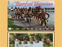 Tablet Screenshot of barefoothawaiian.com